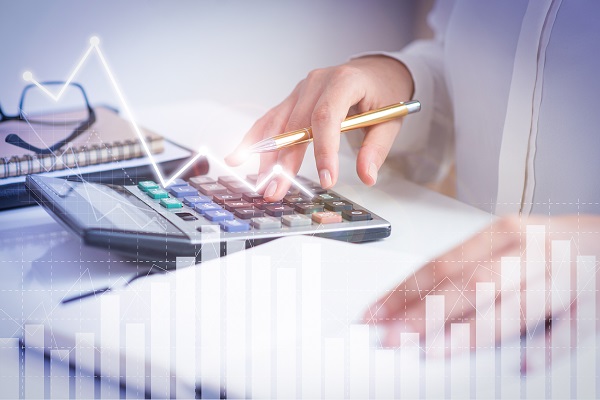 Esperta di strategie fiscali avanzate al lavoro.
