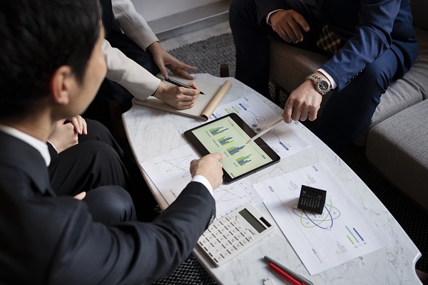 Incontro per un consulenza finanziaria.